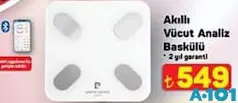 PİERRE CARDİN AKILLI VÜCUT ANALİZ BASKÜLÜ